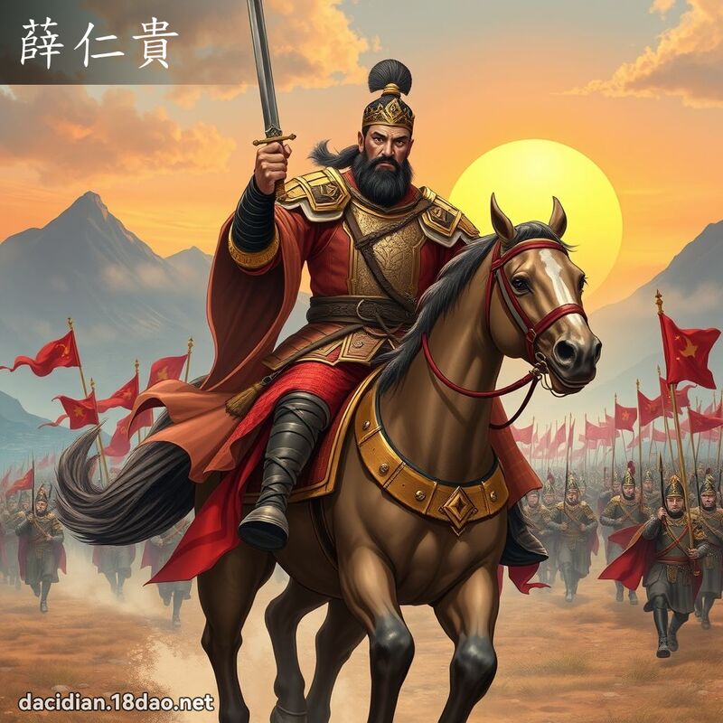 薛仁貴 - 國語大辭典配圖