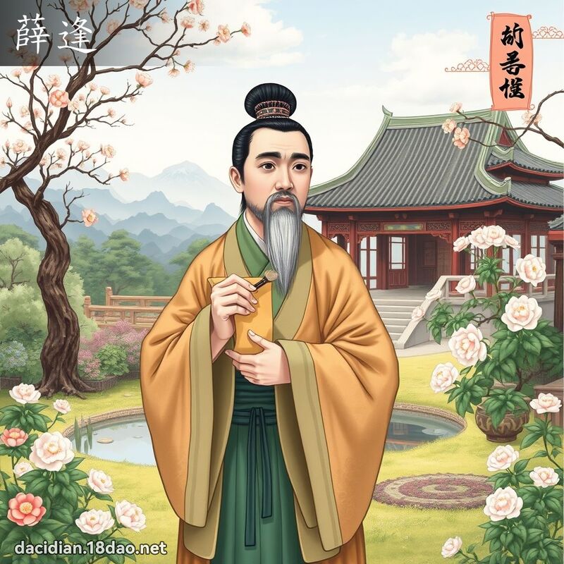 薛逢 - 国语大辞典配图