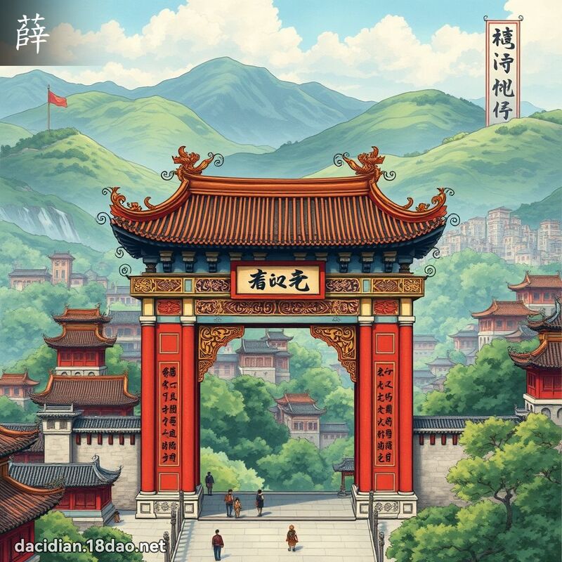 薛 - 國語大辭典配圖