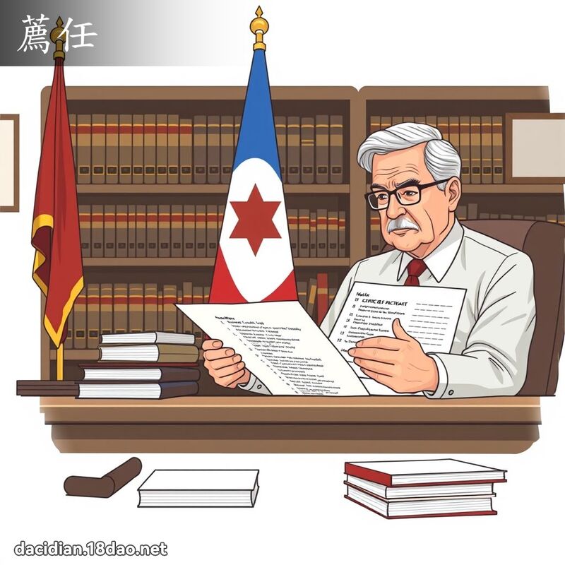 薦任 - 國語大辭典配圖