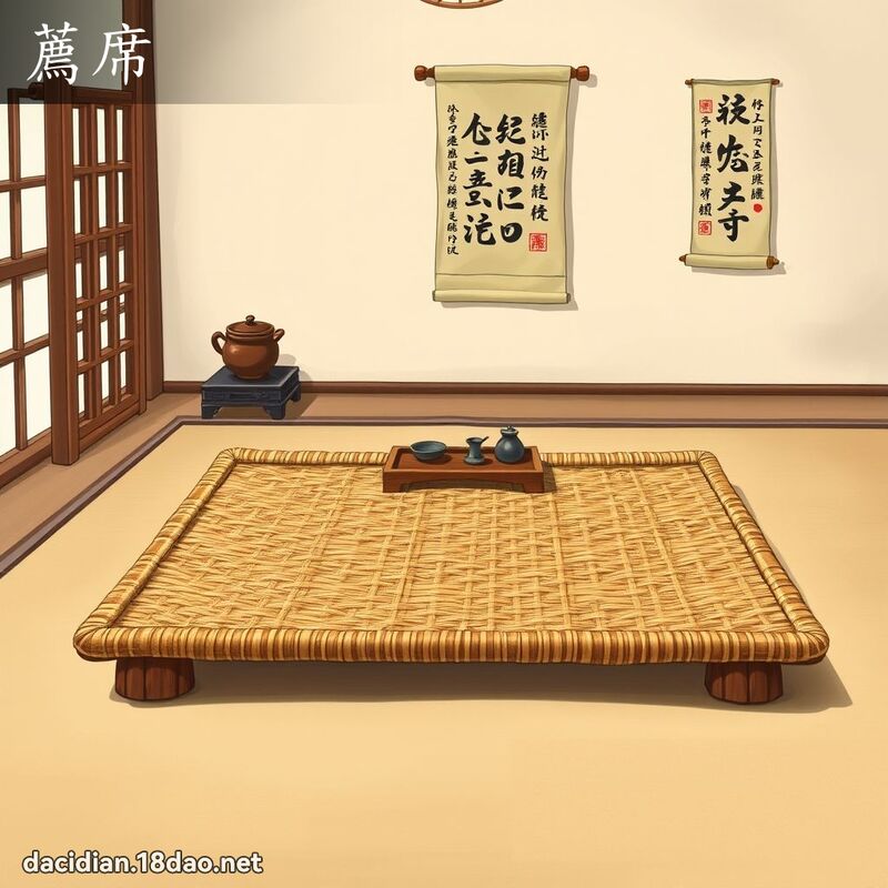 薦席 - 國語大辭典配圖