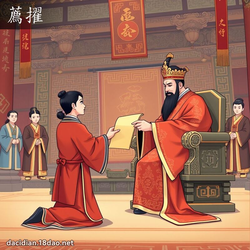 荐擢 - 国语大辞典配图