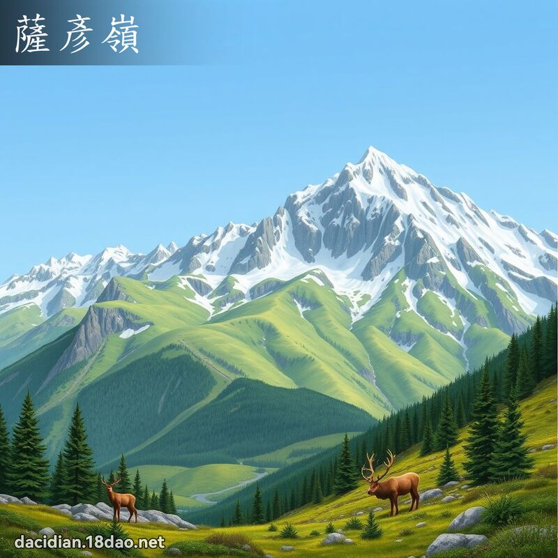 萨彦岭 - 国语大辞典配图