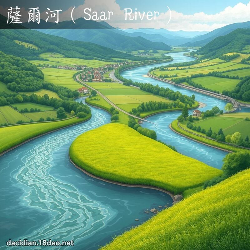 萨尔河（Saar River） - 国语大辞典配图