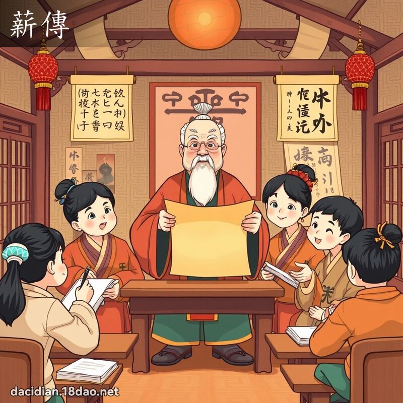薪传 - 国语大辞典配图