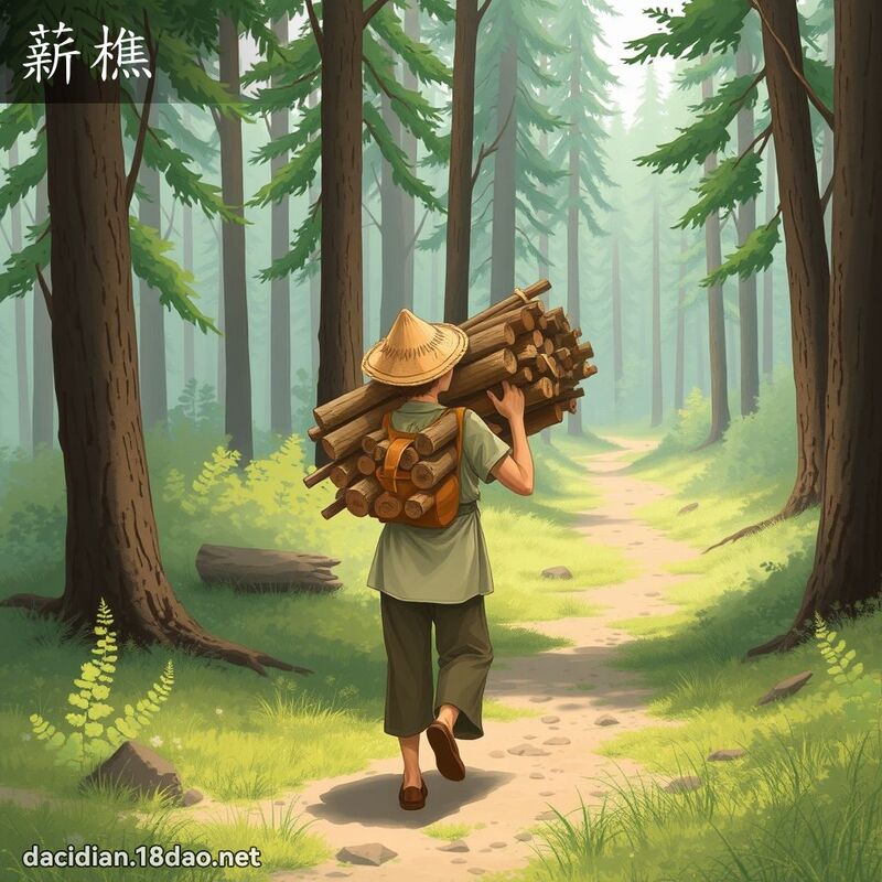 薪樵 - 国语大辞典配图