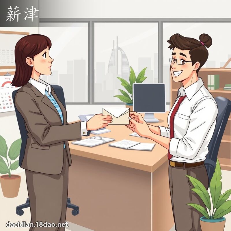 薪津 - 国语大辞典配图
