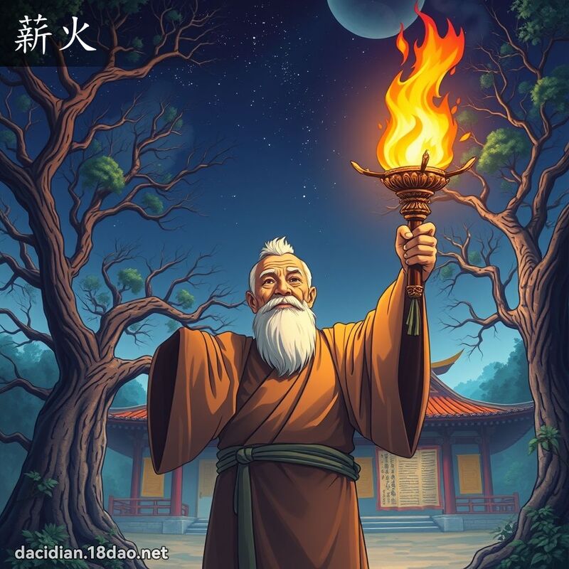 薪火 - 国语大辞典配图