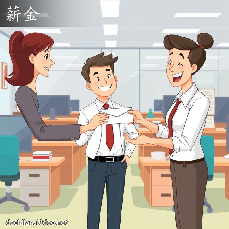 薪金 - 国语大辞典配图