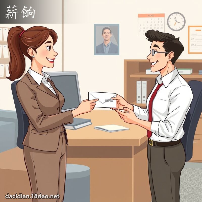 薪餉 - 国语大辞典配图
