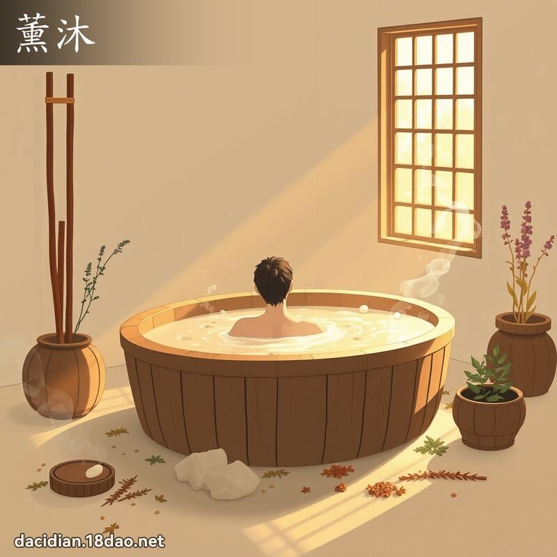 薰沐 - 國語大辭典配圖