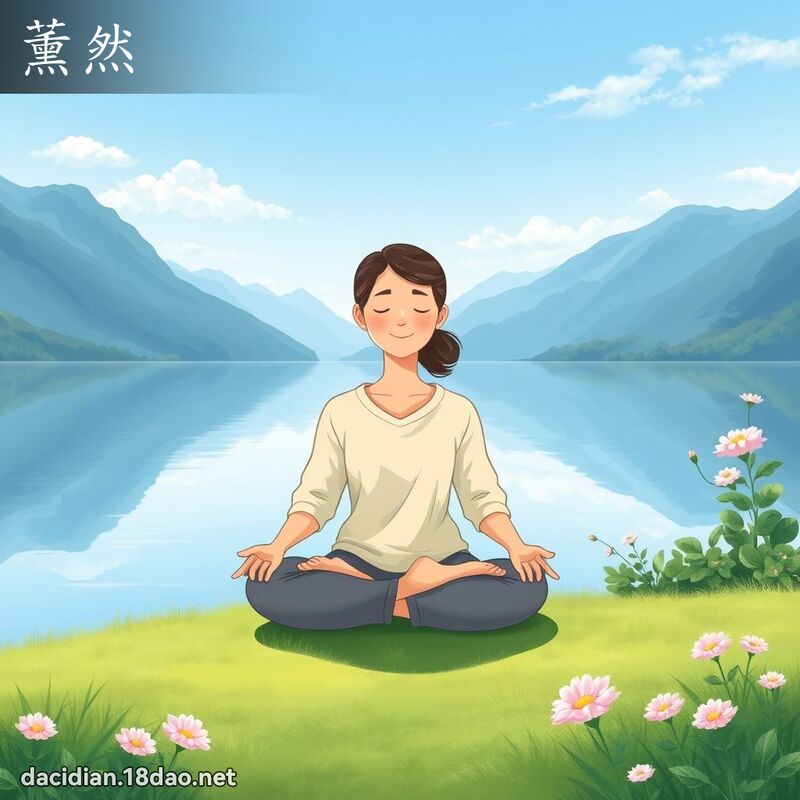 薰然 - 国语大辞典配图