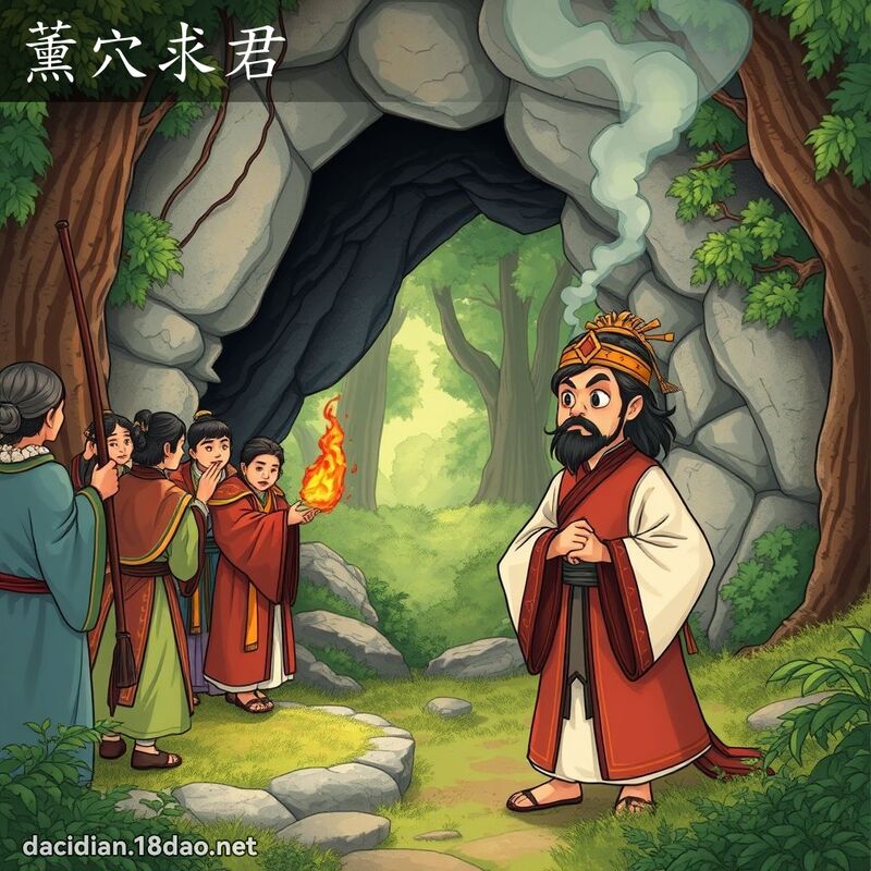 薰穴求君 - 國語大辭典配圖