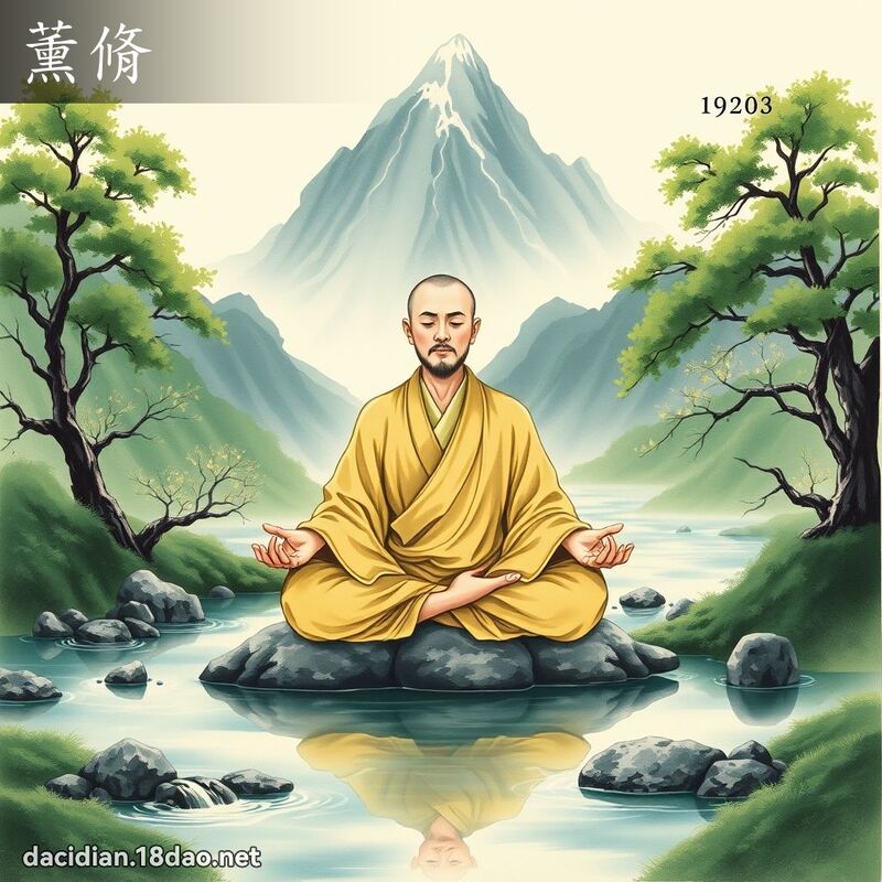 薰脩 - 國語大辭典配圖