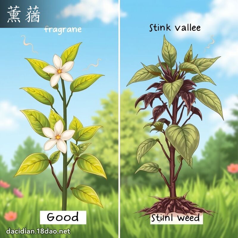 薰蕕 - 國語大辭典配圖
