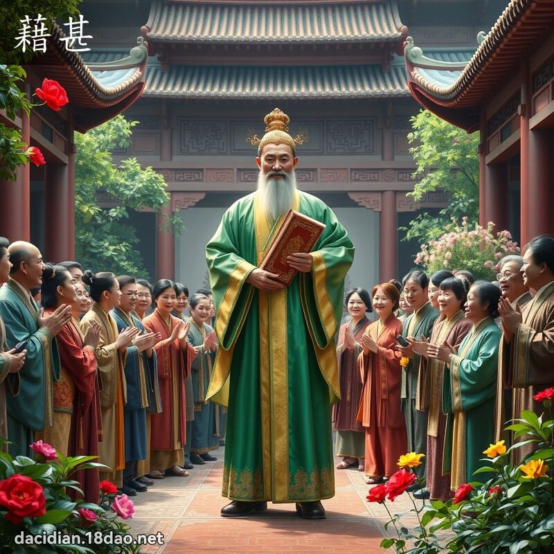 藉甚 - 國語大辭典配圖