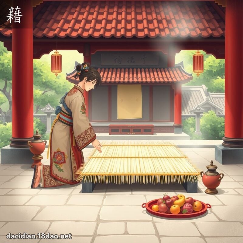 汉字: 藉 (多音字)