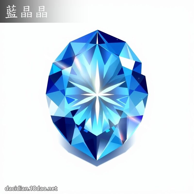 藍晶晶 - 國語大辭典配圖