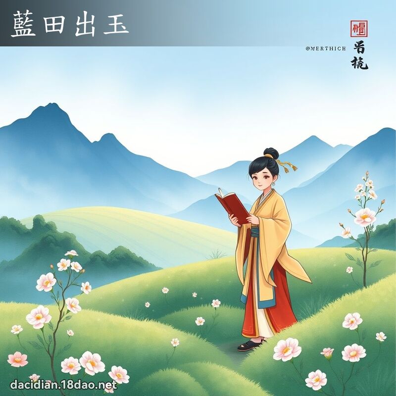 蓝田出玉 - 国语大辞典配图