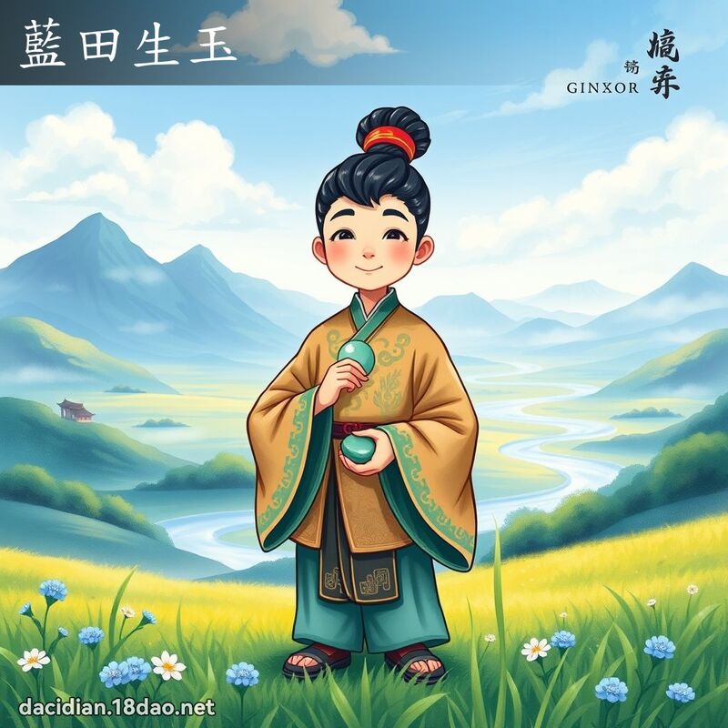 蓝田生玉 - 国语大辞典配图