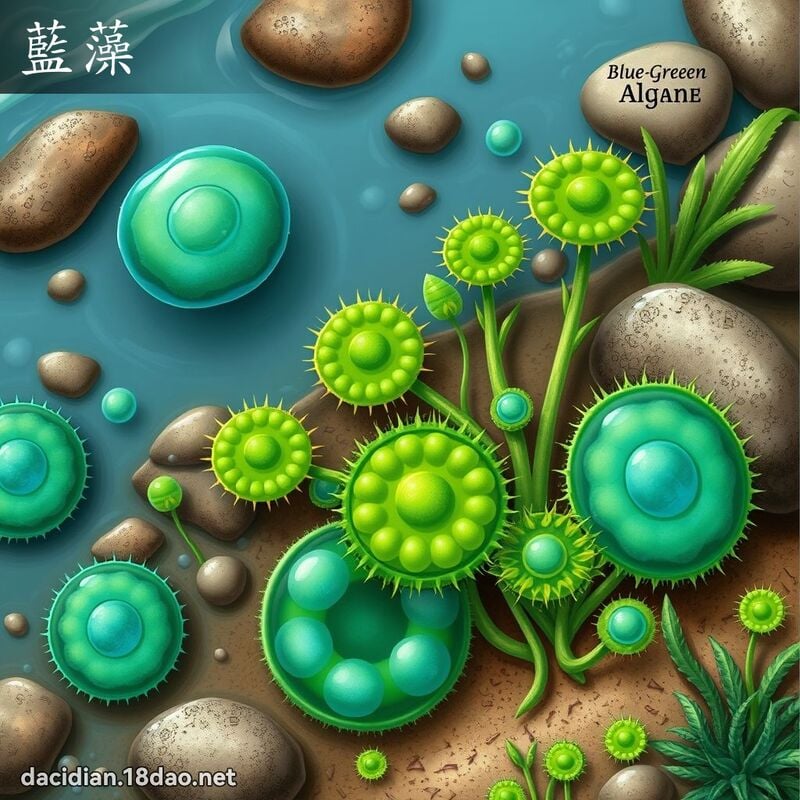 藍藻 - 國語大辭典配圖
