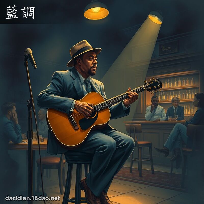 藍調 - 國語大辭典配圖