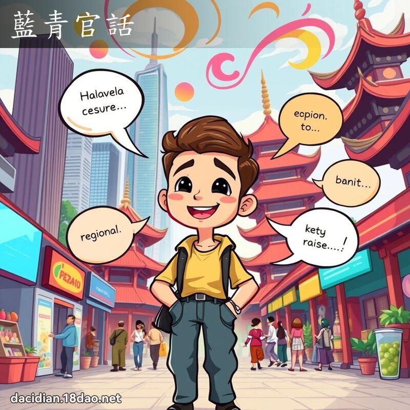 藍青官話 - 國語大辭典配圖