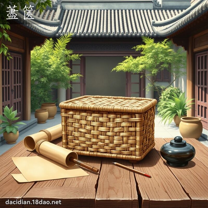 藎篋 - 國語大辭典配圖