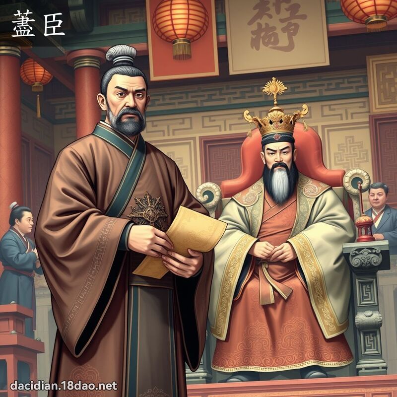 藎臣 - 国语大辞典配图