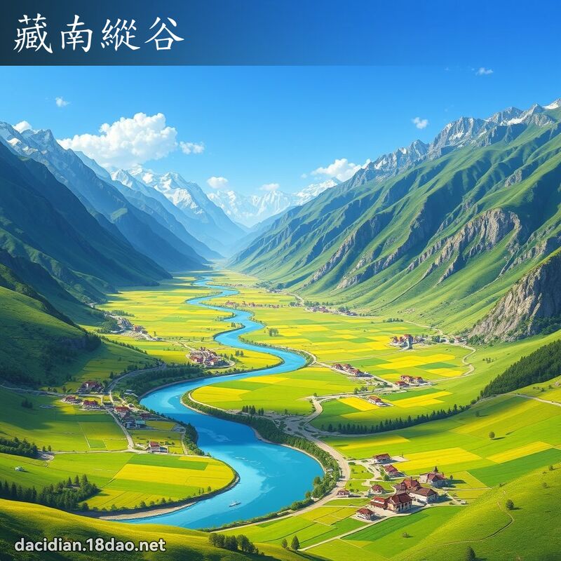 藏南縱谷 - 國語大辭典配圖