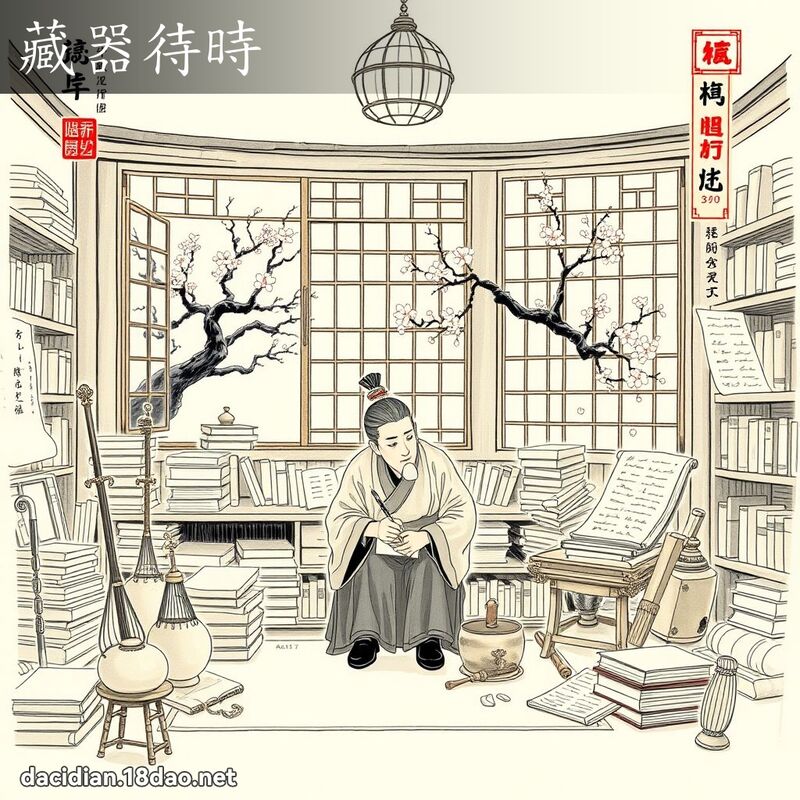 藏器待时 - 国语大辞典配图