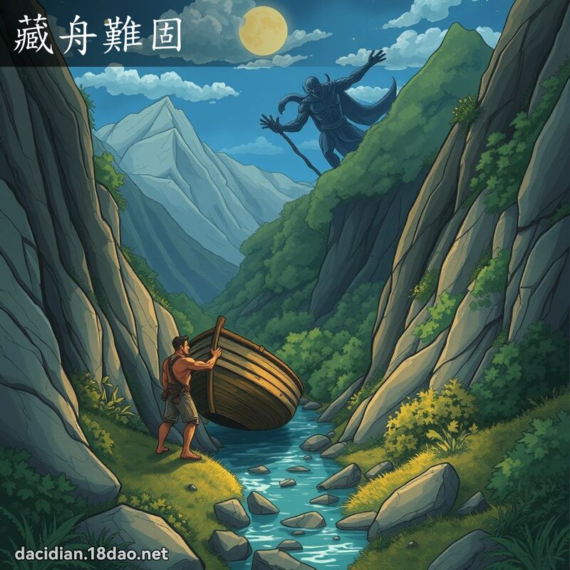 藏舟難固 - 國語大辭典配圖