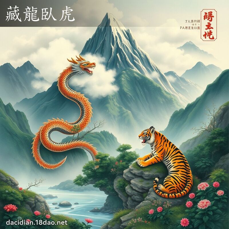 藏龍臥虎 - 國語大辭典配圖