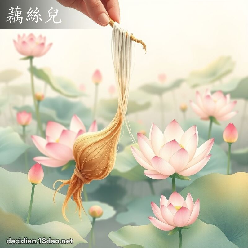藕丝儿 - 国语大辞典配图