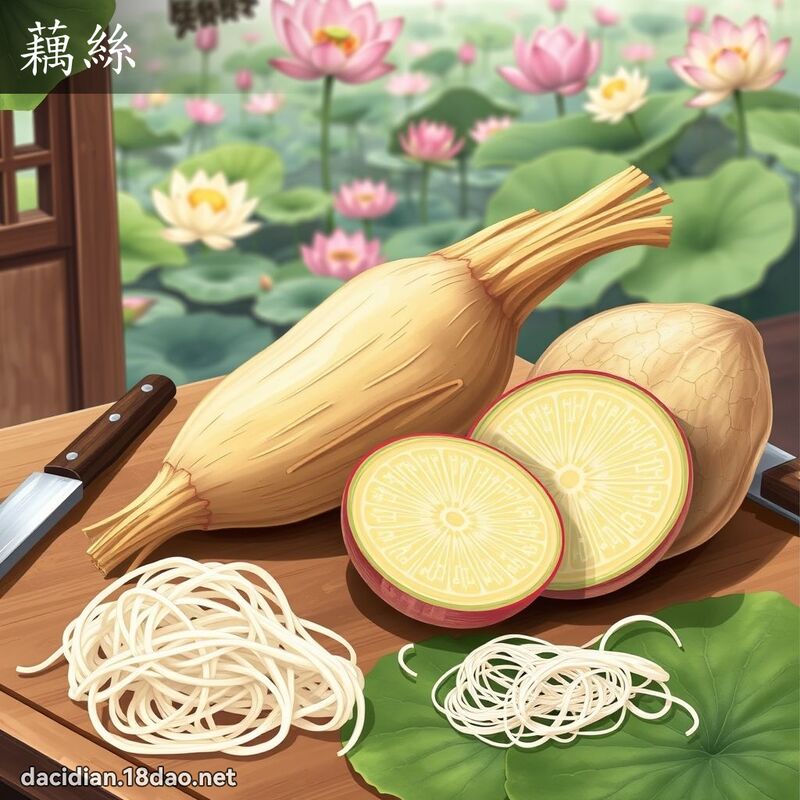 藕絲 - 國語大辭典配圖