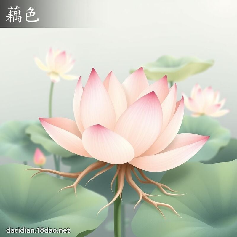 藕色 - 国语大辞典配图