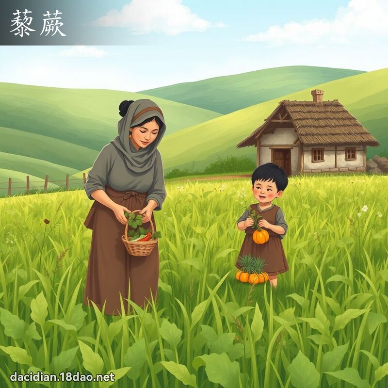 藜蕨 - 國語大辭典配圖