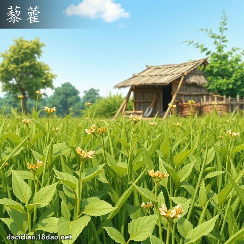 藜藿 - 國語大辭典配圖