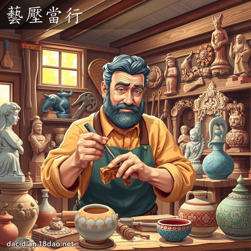 艺压当行 - 国语大辞典配图