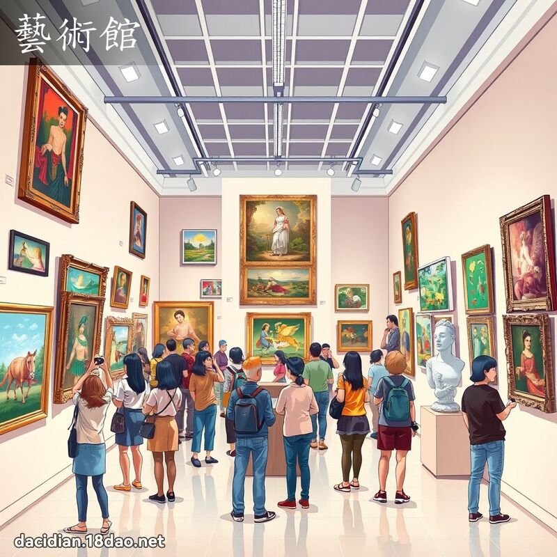 艺术馆 - 国语大辞典配图