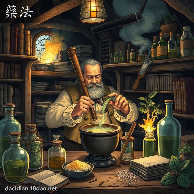 藥法 - 國語大辭典配圖