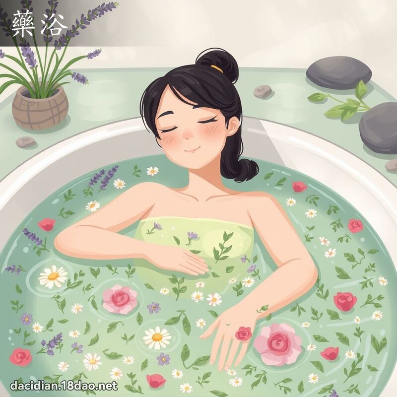 藥浴 - 國語大辭典配圖
