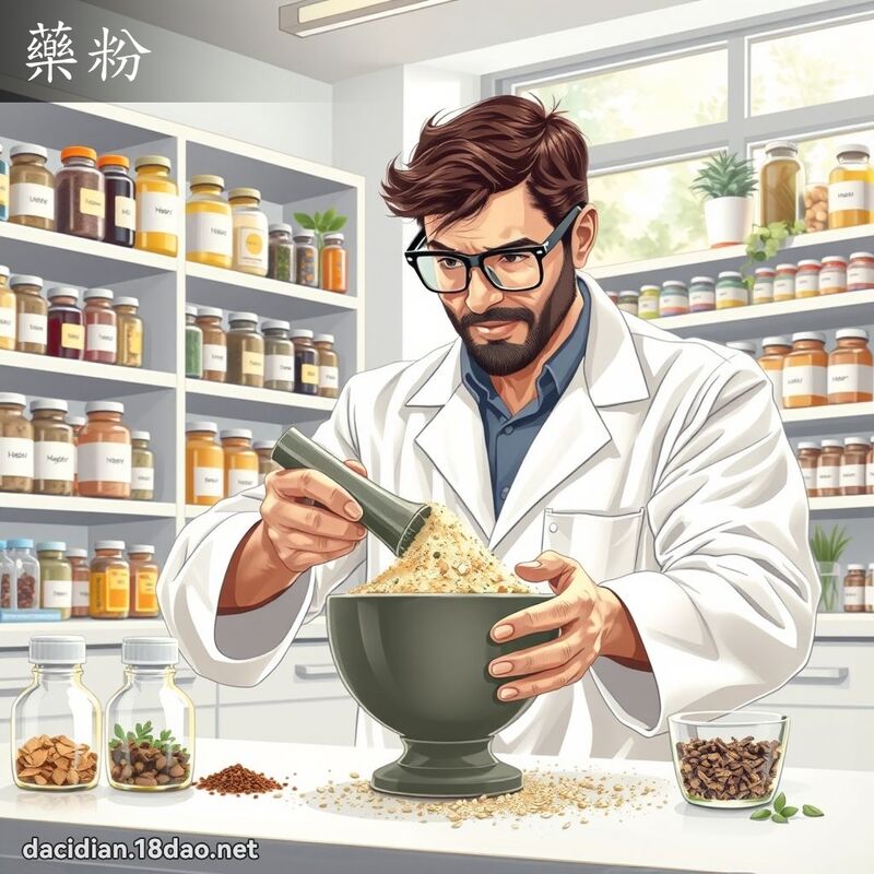 藥粉 - 國語大辭典配圖