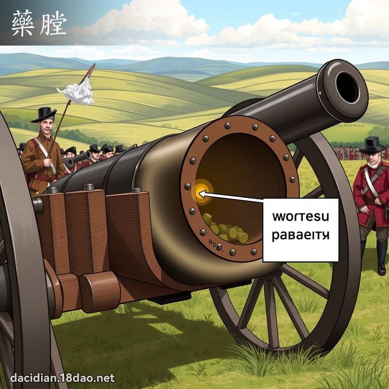 药膛 - 国语大辞典配图