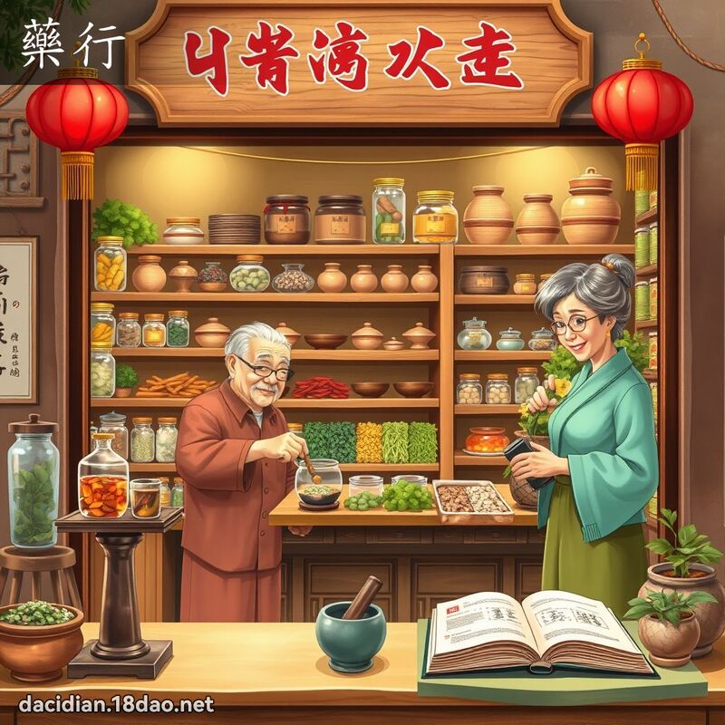 藥行 - 國語大辭典配圖