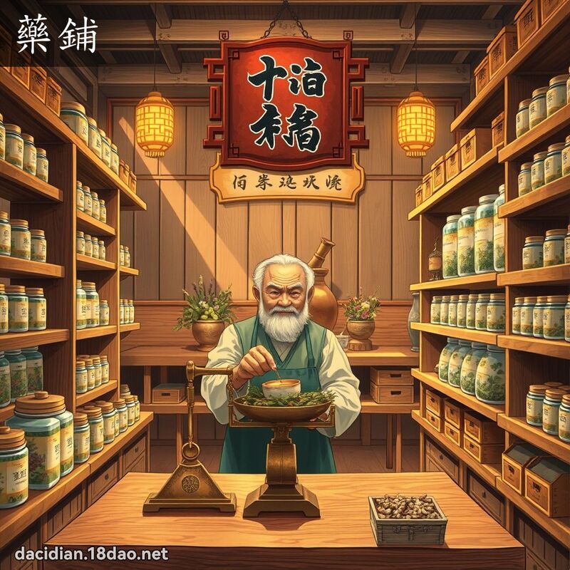 藥鋪 - 國語大辭典配圖