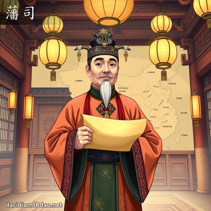 藩司 - 国语大辞典配图