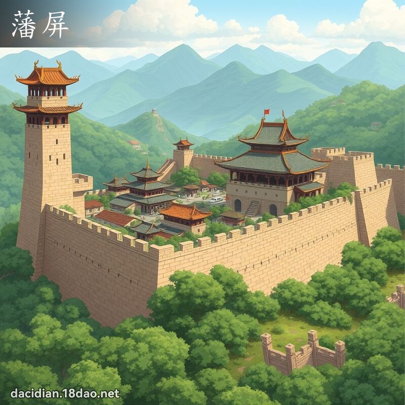 藩屏 - 国语大辞典配图