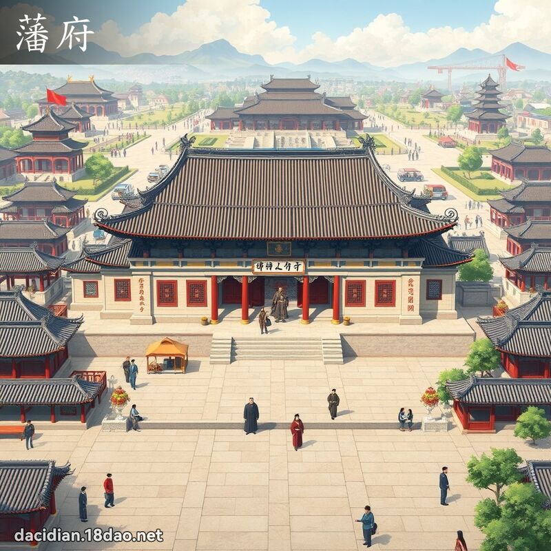 藩府 - 國語大辭典配圖