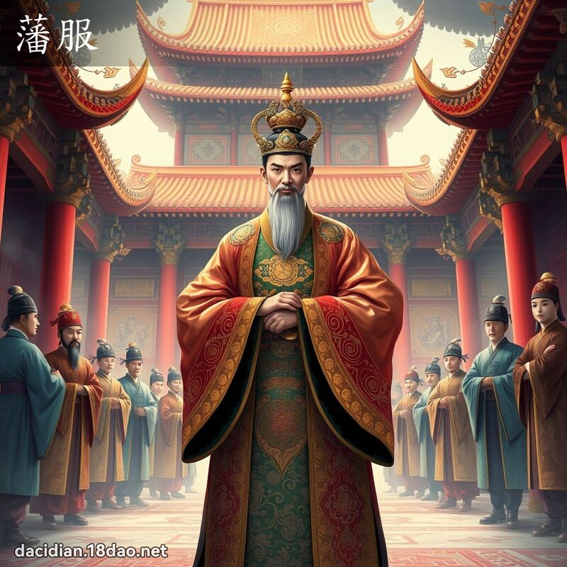 藩服 - 国语大辞典配图